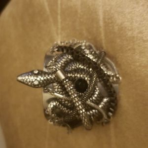 Snake vintage one of a kind cuff bracelet
